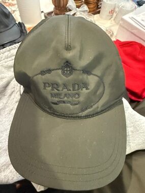 Prada Olive Green Cap